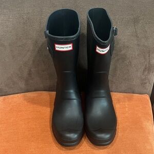 Hunter Black Rain Boots size 9 US